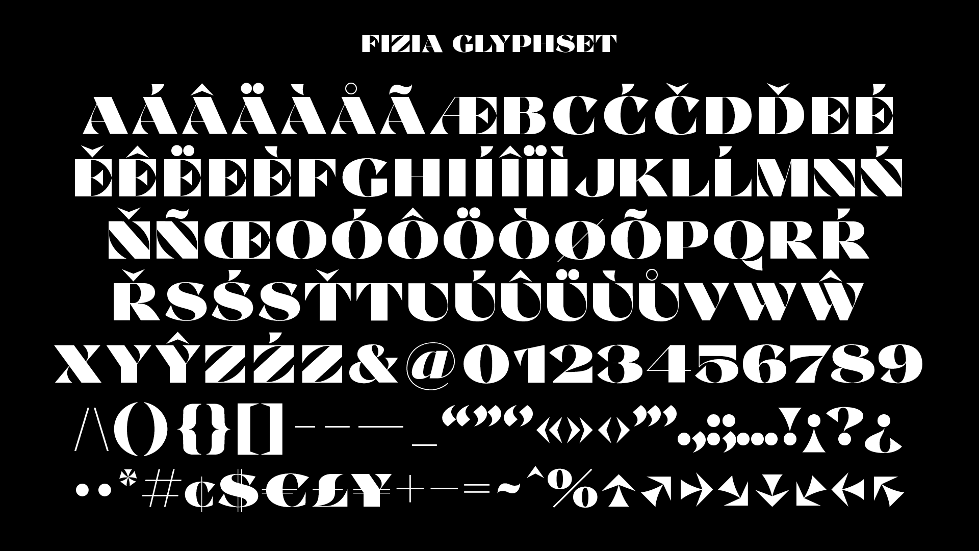 Fizia Typeface