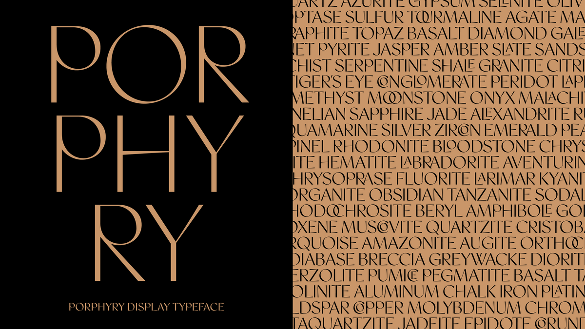 Porphyry Typeface