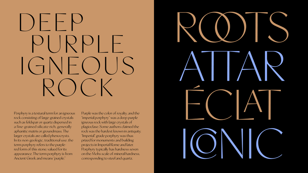 Porphyry Typeface