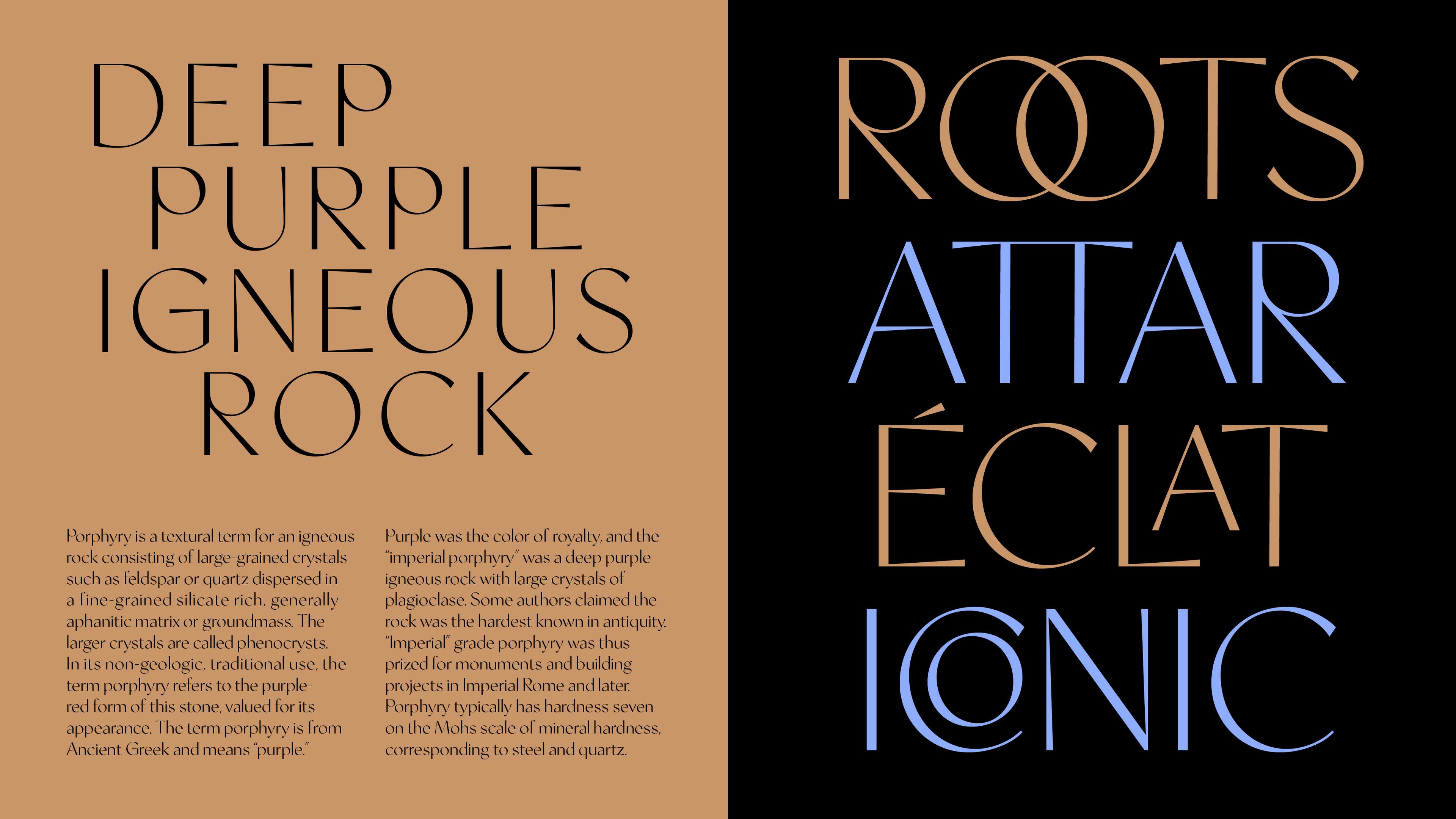 Porphyry Typeface
